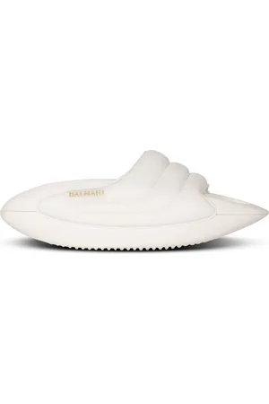 Balmain Pantoletten mit Logo-Print