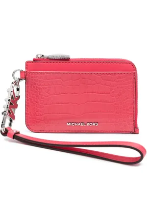 Michael Kors Kartenetui mit Kroko-Effekt