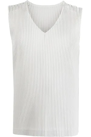 Issey Miyake Plissiertes Trägershirt
