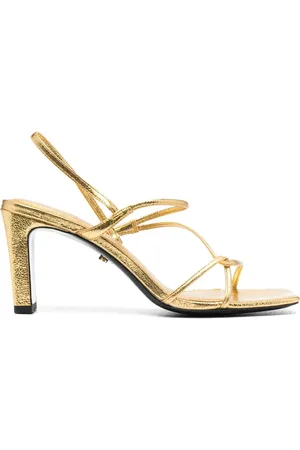 Sandro Faye Sandalen mit metallischen Riemen 80mm