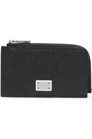 Dolce & Gabbana Portemonnaie mit Logo-Schild