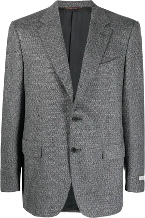 CANALI Sakko mit Fischgrätenmuster