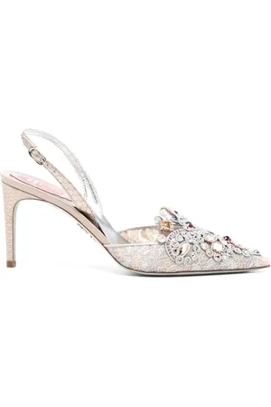 RENE CAOVILLA Mules mit Strass