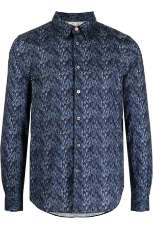 Paul Smith Hemd mit abstraktem Print