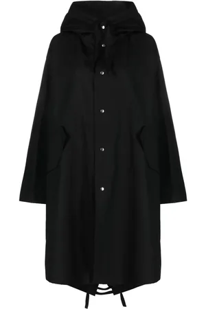 Jil Sander Mantel mit Logo-Print