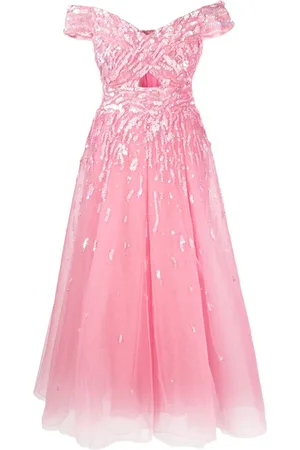Zuhair Murad Schulterfreie Robe mit Verzierungen