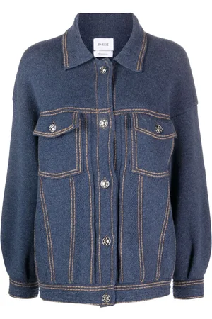 Barrie Jacke mit Kontrastnähten