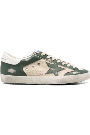 Golden Goose Super-Star Sneakers mit Mesh-Einsatz