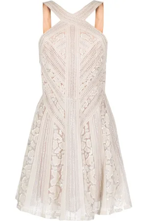 Elie saab Seidenkleid mit Perlen