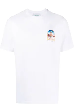 Casablanca T-Shirt mit Logo-Print