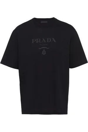 Prada T-Shirt mit vorstehendem Logo