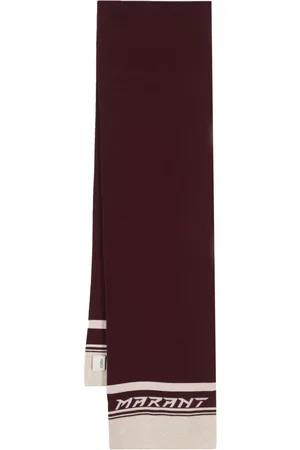 Isabel Marant Casey Schal mit Intarsien-Logo