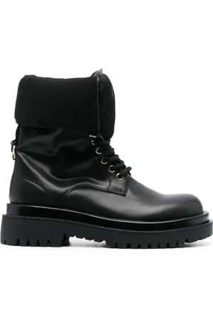 VERSACE Stiefeletten mit Logo-Print
