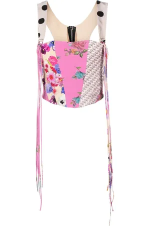 Natasha Zinko Kleid mit Print-Mix