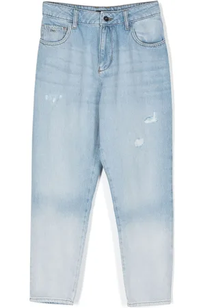 Emporio Armani Ausgeblichene Jeans