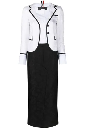 Thom Browne Kleid im Smoking-Look