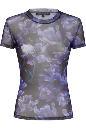 Philipp Plein T-Shirt mit Blumen-Print