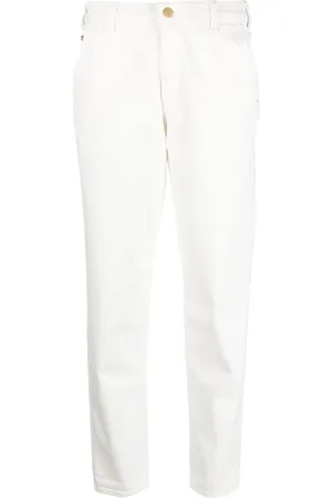 Emporio Armani Halbhohe Straight-Leg-Hose