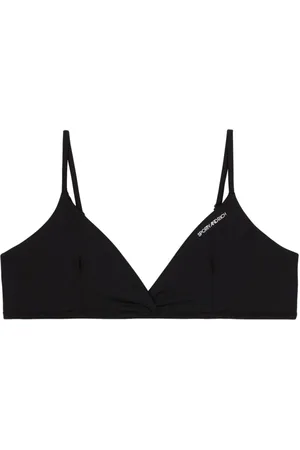 Sporty & Rich Triangel-Bikini mit Logo-Print