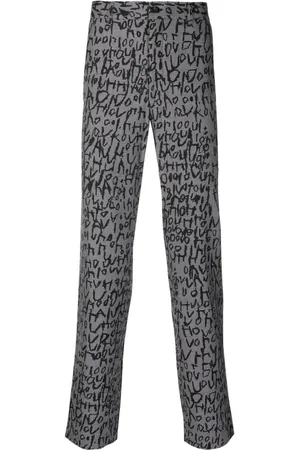 Comme des Garçons Karierte Hose mit geradem Bein