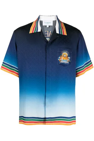 Casablanca Seidenhemd mit grafischem Print