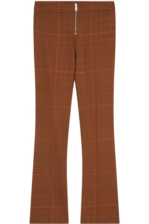 Stella McCartney Hose mit Prince-of-Wales-Karomuster