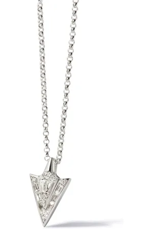 ANNOUSHKA 18kt Weißgoldhalskette mit Diamanten