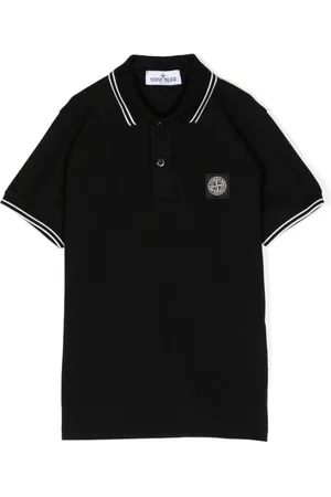Stone Island Poloshirt aus Pikee