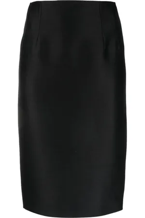 VERSACE Karierter Midirock