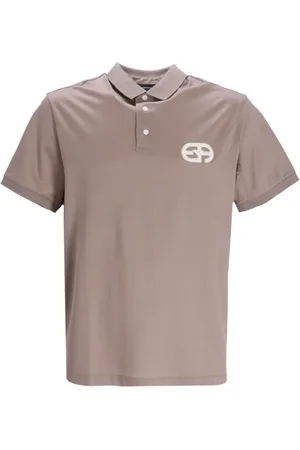 Emporio Armani Poloshirt mit Knopfverschluss
