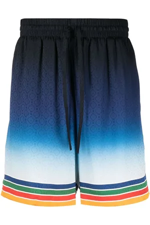 Casablanca Seiden-Shorts mit Studio de Musique-Print