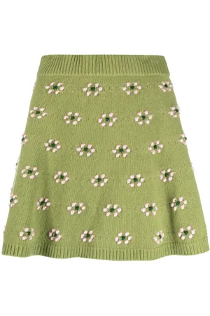 Kenzo Strickrock mit Blumenmotiv