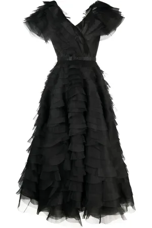 Ana Radu Maxikleid mit Rüschen
