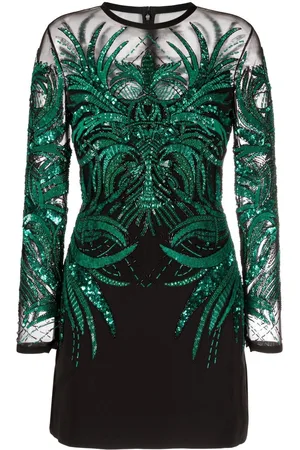 Elie saab Besticktes Kleid