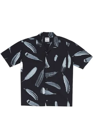 MARCELO BURLON Hemd mit Wind Feathers-Print