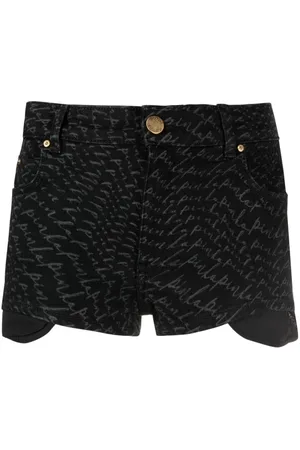 Pinko Jeans-Shorts mit Logo-Print