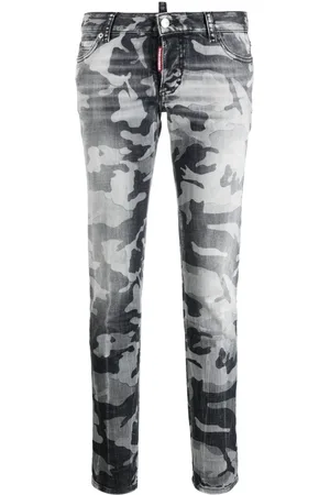 Dsquared2 Skinny-Jeans mit Camouflage-Print