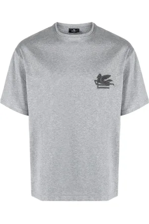 Etro T-Shirt mit Pegaso-Stickerei