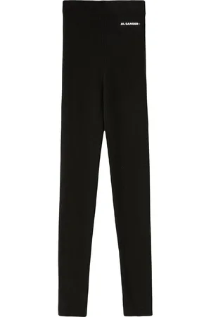 Jil Sander Leggings mit Logo-Print
