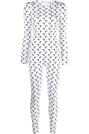 Marine Serre Catsuit mit Mond-Print