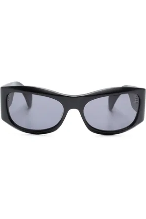 HELIOT EMIL Blau getönte Cat-Eye-Sonnenbrille