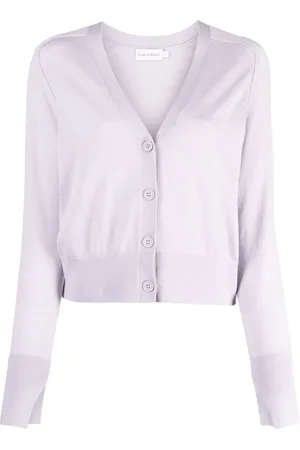 Calvin Klein Cardigan mit V-Ausschnitt