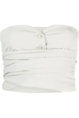 Serafini Schulterfreies Cropped-Top