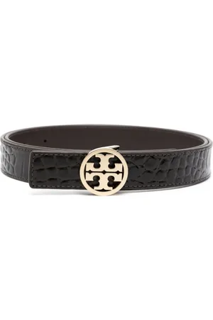 Tory Burch Miller Gürtel mit Kroko-Prägung