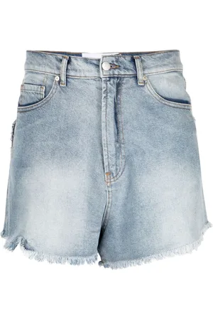 Natasha Zinko Jeans-Shorts mit Herzapplikation