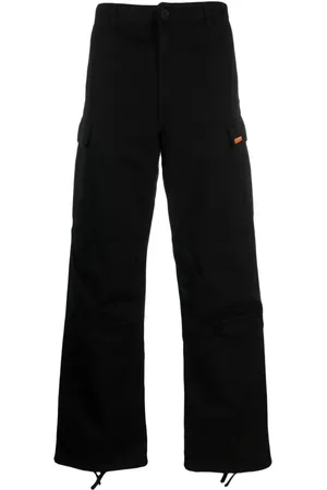 Heron Preston Wide-Leg-Hose mit Logo-Schild