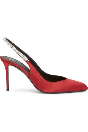Giuseppe Zanotti Satin-Pumps mit Kristallen