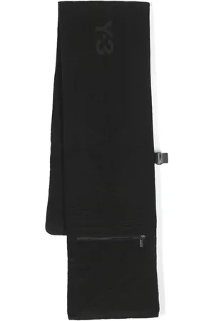 Y-3 Gesteppter Schal mit Logo-Print