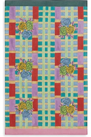 LISA CORTI Badetuch mit Ankara Aqua-Print