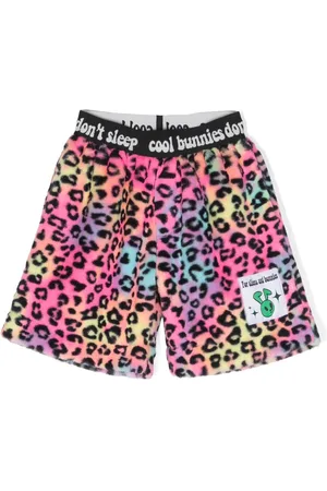 Natasha Zinko Shorts mit Leoparden-Print